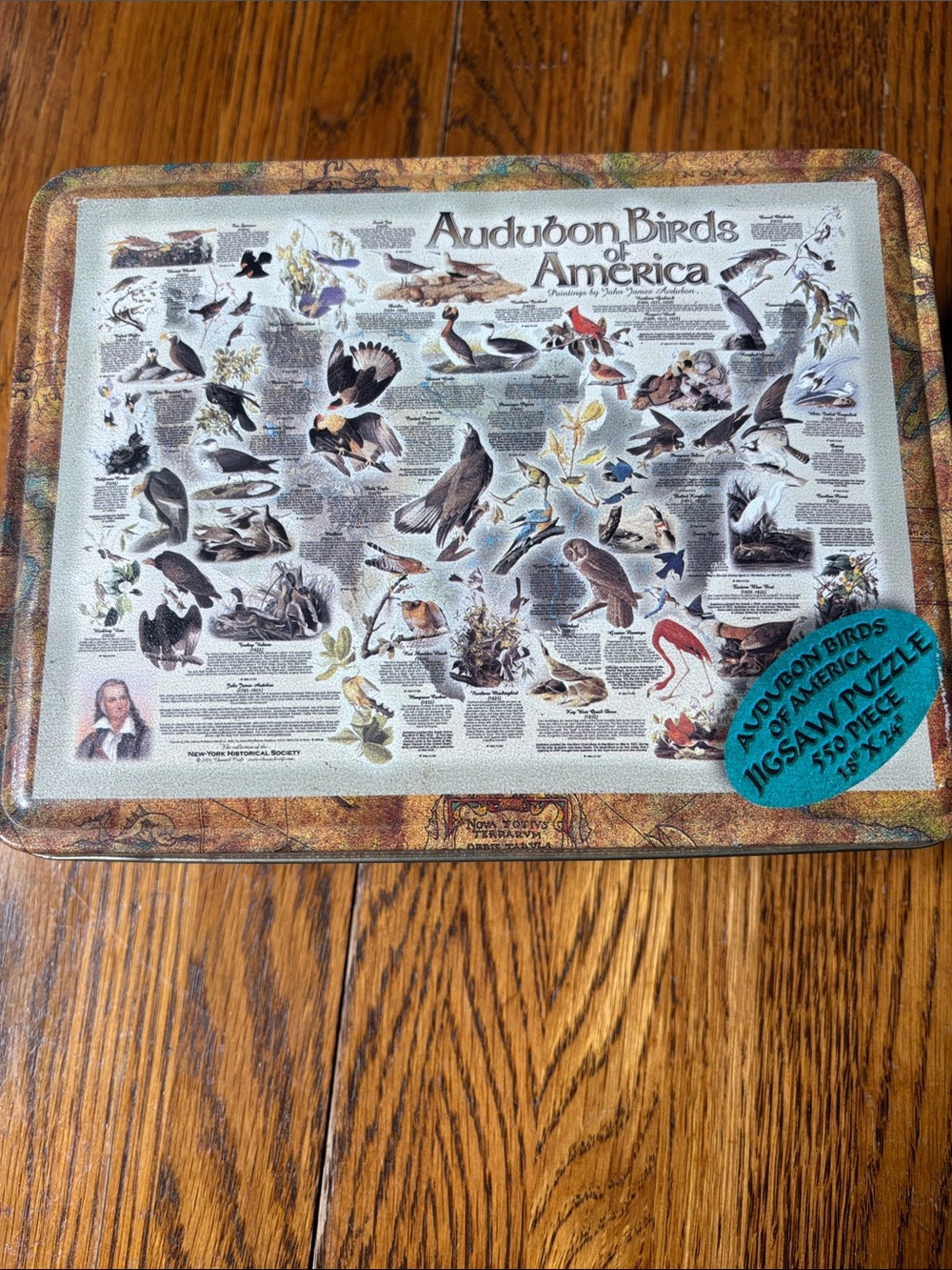 Birds of America Jigsaw Puzzle Tin